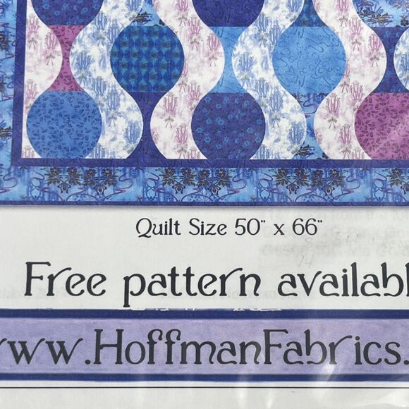 Nouveau Riche Quilt Pattern By Hoffman California Fabrics 50"x66" Tony Lischko - Picture 2 of 6